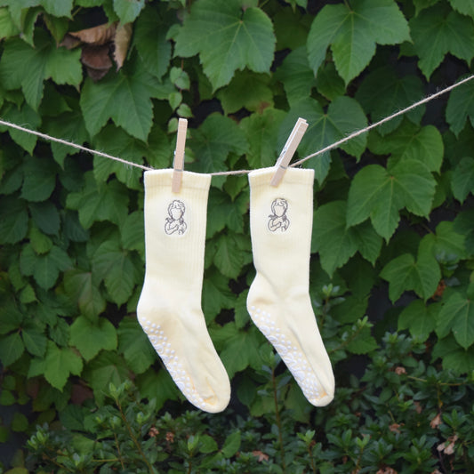 Angel Head Pilate Socks